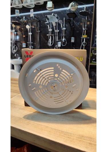 360 Hareket Sensörlü Tavan Armatürü 2 Duylu Apartman İçi Merdiven Önü Uygun Beyaz