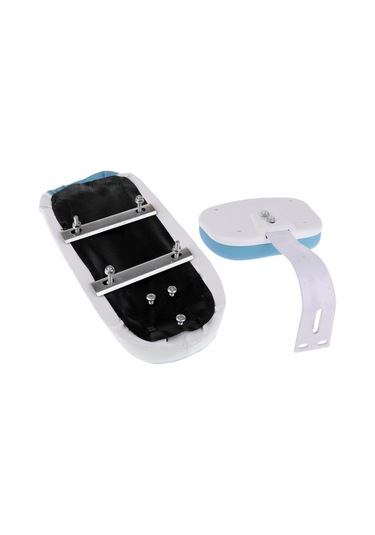 Dinosaurs Store Bisiklet Bisiklet Bisiklet Arka Koltuk Eyer Yastık Pad İle Geri Dinlenme Mavi Beyaz Altın