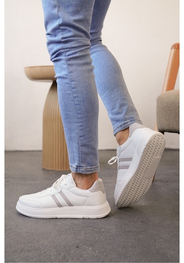 Daxors D0163 Günlük Ortopedik Erkek Sneaker Spor Ayakkabı Gri