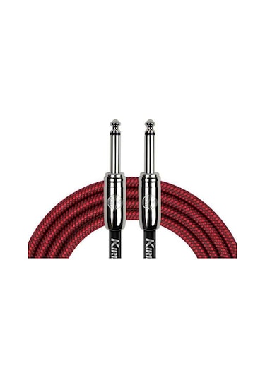Kirlin 3Mt. 1-4" Mono Enstrüman Kablosu (Kırmızı)