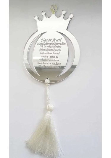 Pleksi Otomobil Araç Içi Dikiz Aynası Süsü Nazar Ayeti