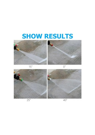 Wezone Geniş Açılı Metal Uzatma Çubuğu Ve 5 Nozul Seti İle K Serisi Basınçlı Yıkama Makineleri İçin Çok Renkli