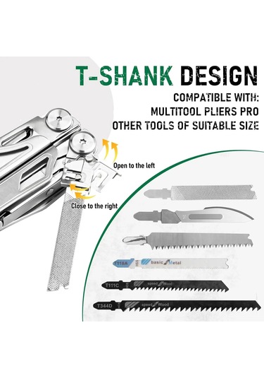 Daicamping Dl30 Multitools Diy Çok Aracı Çok Aracı Katlanır Bıçak Makas Kesici 30-parts Polonya