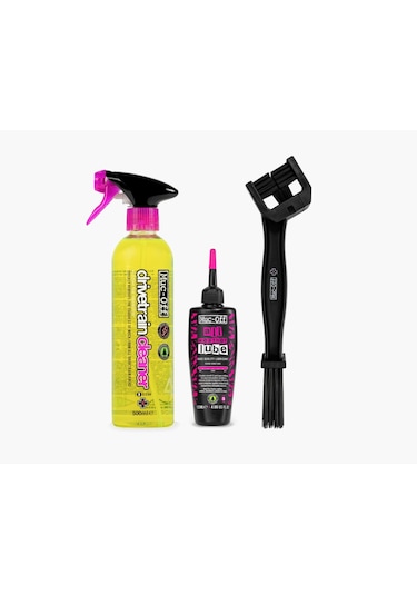 Muc-off Bisiklet Zinciri Bakım Kiti Fırçalı 3lü Set Siyah