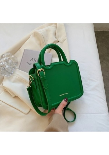 Didadodo Çoklu Kullanım Carrier Moda Messenger Kadın Çanta Yeşil Yeşil