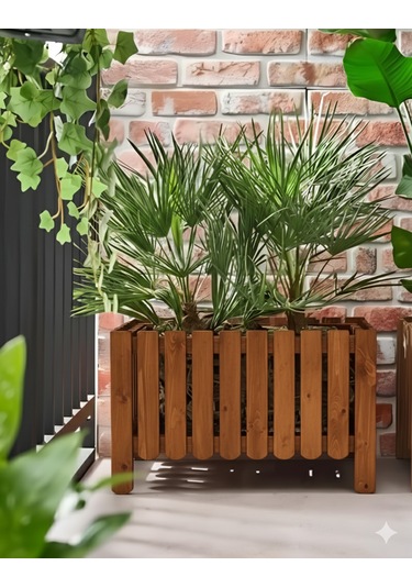 Ahşap Çiçeklik Saksılık 62 38 0 - 1 Kg