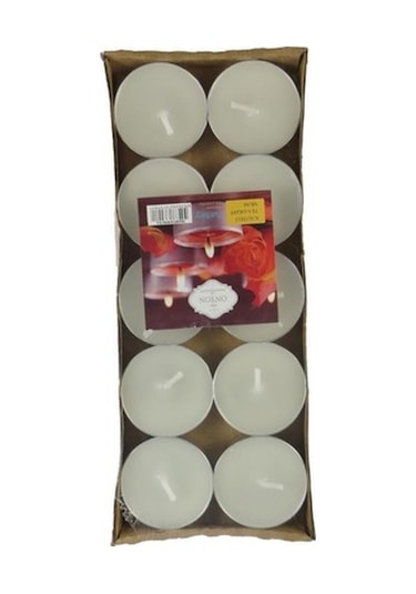 Tealight Mum 10 Lu Özel Günler Için Mum Yuvarlak Mum