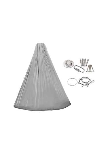 Suntek Çocuk Salıncak Hamak Balkon Için Anti Tip Sandalye Gümüş