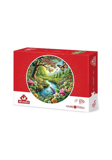 Monarkın Bahçesi 570 Parça Round Puzzle
