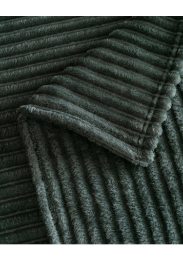 Diadora Wellsoft 180 X 220 / 150 X 200 Cm Fitilli Battaniye Koyu Yeşil