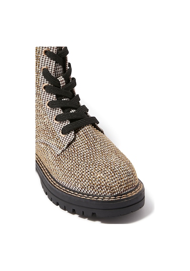 Kurt Geiger Kız Çocuk Burlington Kumaş Botlar Bej