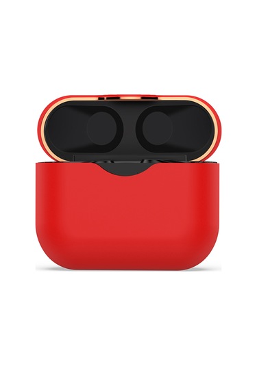 Honmex Sony Wf-1000xm3 Kulaklık Koruması - Yumuşak Silikon Kılıf - Kırmızı Renk Kırmızı