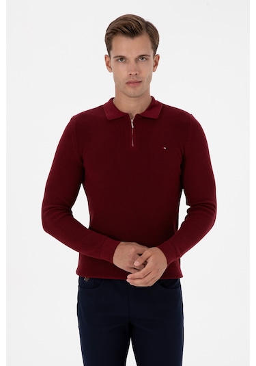 U.s. Polo Assn. Erkek Bordo Kazak /triko 50313685-vr014 Bordo