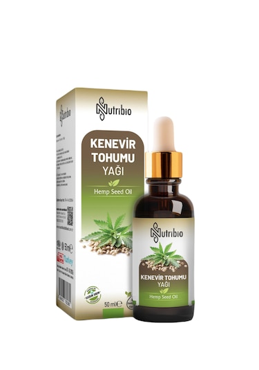 Nutribio Kenevir Tohumu Yağı Soğuk Sıkım 50ml 50 ML