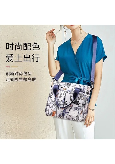 Jialan Bebek Bakım Çantası Mumya Bebek Bezi Çantaları Büyük Çok Renkli