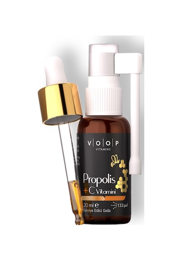 Voop Propolis + C Vitamini Sprey-Damla 20 ML