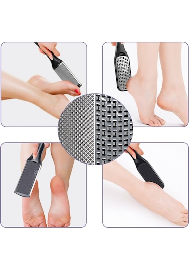 8 Adet/takım Profesyonel Ayak Bakımı Pedikür Nasır Ölü Cilt Sökücü Ayak Dosya Mısır Temizleme Aracı