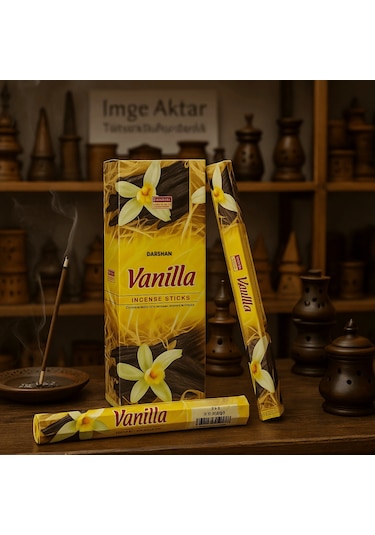 Darshan Incense Vanilla 20'li Çubuk Tütsü Çok Renkli