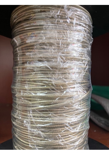 Pvc Izoleli Çelik Tel Halat 3 Mm 200 Metre