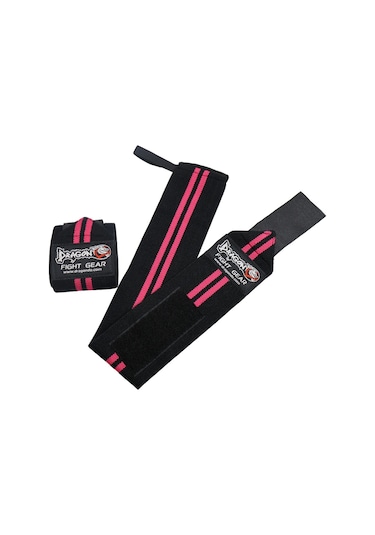 Dragondo 63911 Halter Ve Fitness Bilek Bandajı Yeni Seri Siyah - Pembe