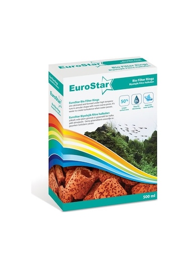 Eurostar Bio FiLer Ring Kahverengi 500 Ml Dış Filtre Malzemesi