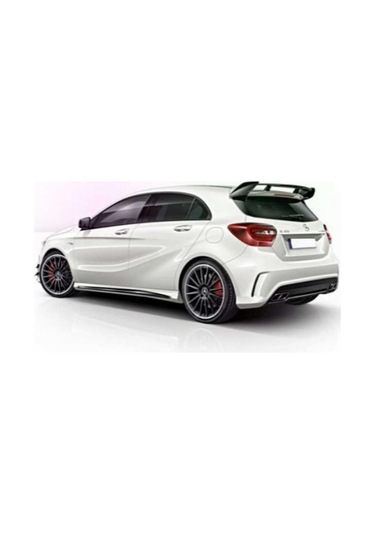 Mercedes W176 İçin Uyumlu A Serisi A45 Spoiler Piano Black 13-18