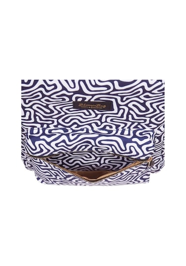 Bloominbag Digi Lab 13-14 İnç Laptop / Macbook Sırt Çantası Mavi - Beyaz