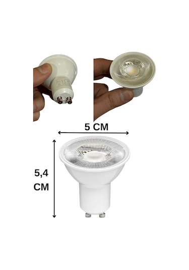 Osram Par16 4.5w 50w 2700k Sarı Işık Gu10 Duylu Led Spot 10 Adet