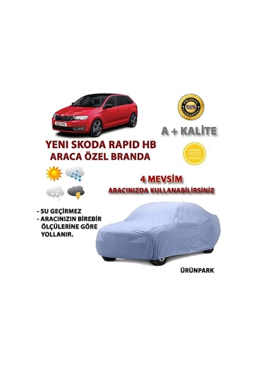 Yeni Skoda Rapid Hb Araca Özel Branda Yeni Rapid Hb Oto Branda