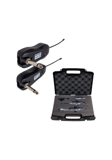 Ayt Magicvoice Mv-19585 Uhf Gitar Tip Kablosuz Mikrofon 6.3mm Kablosuz Gitar Müzik Aleti Cihazı 40 Metre Çekim