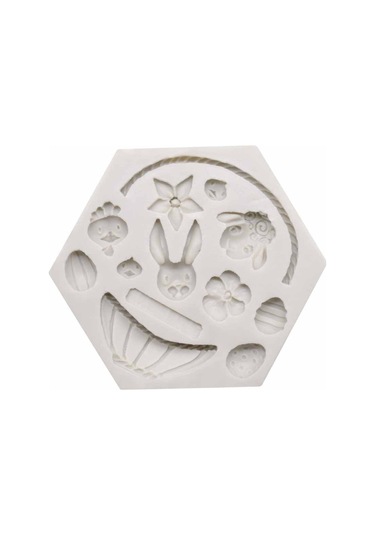 Duangduang Paskalya Tavşanı Silikon Yumurta Çikolatalı Kek Sabun Kalıbı Pişirme Kek Tepsisi Kalıbı