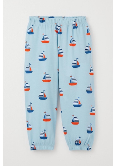 Breeze Erkek Çocuk Pijama Yelken Desenli 1-3 Yaş, Açık Mavi Açık Mavi