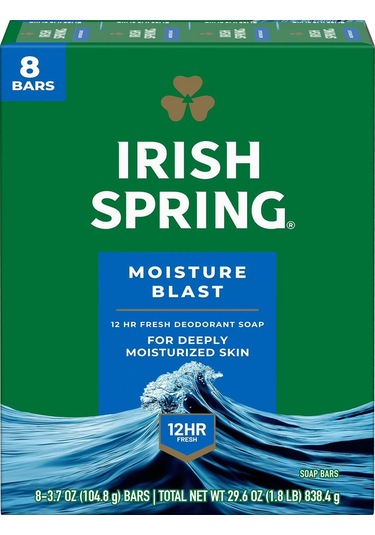 Irish Spring Moisture Blast Nemlendirici Banyo Sabunu 8li Paket Diğer