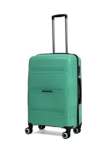 Lucas Polipropilen Kırılmaz Valiz, Orta Boy Su Yeşili