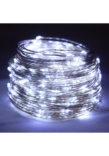 Soğuk Beyaz 30/100/200m Led Bakır Tel Dize Işıklar Sokak Peri Işıkları Garland 30m 300led
