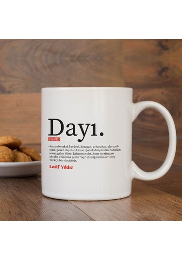 Lügatçe Dayı Isme Özel Kupa