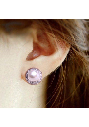 Lsooyh Doğal Tatlı Su İnci Küpeler Moda Parti Saplama Küpeler Kadınlar İçin Düğün Gelin İnci Takı Çok Renkli