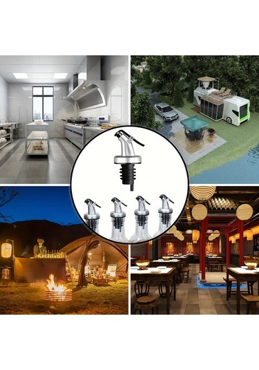 Oldfriend 10 Adet Rv Damlama Önleyici Mutfak Yağlığı Ağzı Baharat Şişe Tıpası