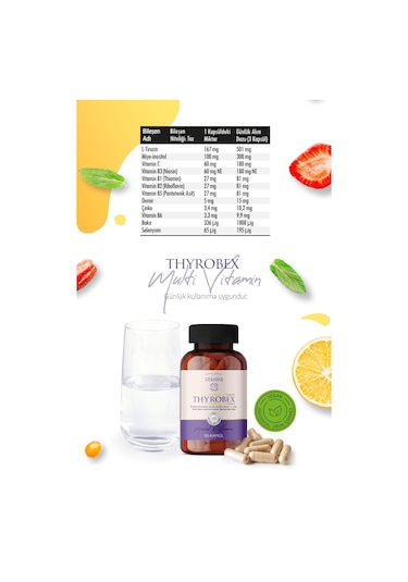 Erbatab Thyrobex Takviye Edici Gıda 60 Kapsül