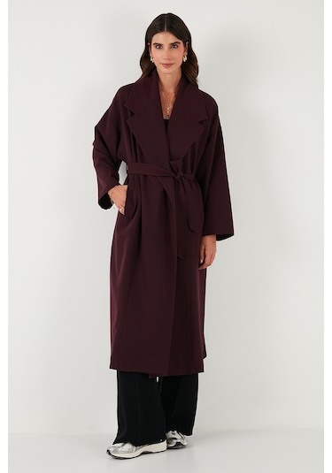 Lela Bayan Trençkot 6839617 Mürdüm Mürdüm