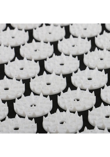 Homyl Acupressure Masaj Mat Kas Stres Giderici Koltuk Siyah