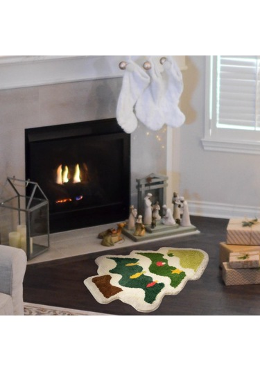 Suntek Yılbaşı Ağacı Halısı Nordic Sağlam Yumuşak Stil-a Stil A