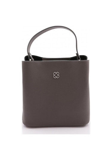 Dgn 3054 Kadın Arkasi Cep Detayli Çanta Koyu Gri