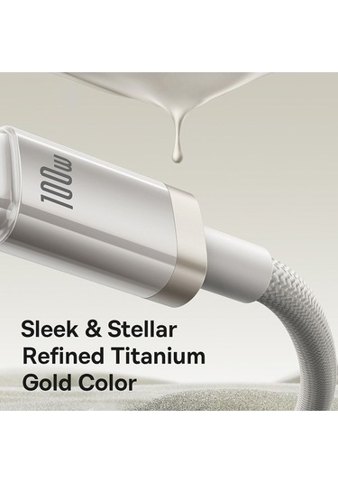 Zyzqstore Pazly 2.0m Usb Type-c Titan Serisi 100w Hızlı Şarj Kablosu - Baseus Kalite