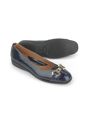 Ziya, Kadın Hakiki Deri Babet 1531050z26142208k Lacivert 1531050z26142208k 200 Lacivert