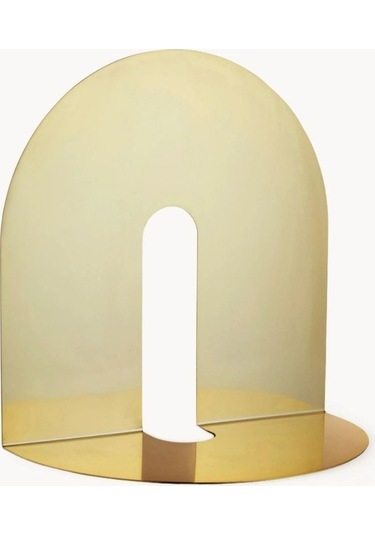 Castellum Metal Sac Lazer Kesim Duvar Rafı Gold