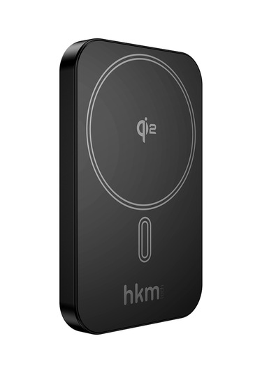 Mag Q-Elite Wireless 5.000 Mah 20W Qi2 Magsafe Uyumlu Manyetik Kablosuz Ince Powerbank Siyah