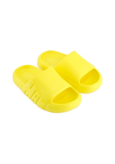 Gezer Yazlık Kız Çocuk Eva Islak Zemine Uygun Ev Bahçe Banyo Havuz Terlik Sarı