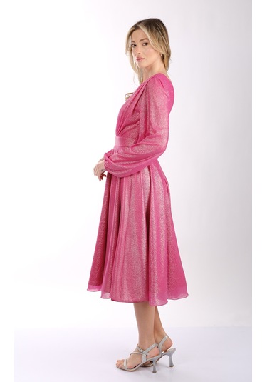 Dori Kadın Elbise 231kb5079 Fuşya