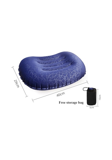 Symbee Hafif Dış Mekan Yorganı: Hızlı Şişirilebilir/boşaltılabilir, 50d Tpu + Süt İpek Dokusu, Antiskid, Mavi Açık , Kamp/wakaf Kullanıma Uygun 40x30x10cm Açık Mavi